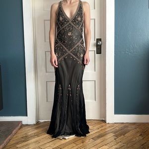 Cache Beaded formal dress